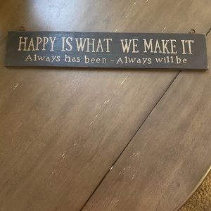 New Wooden hanging sign